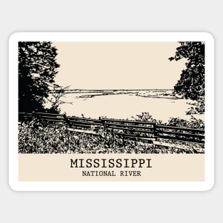 Mississippi National River Sticker